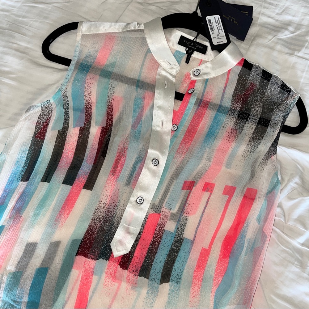 NWT Rag & Bone - Silk Top XS